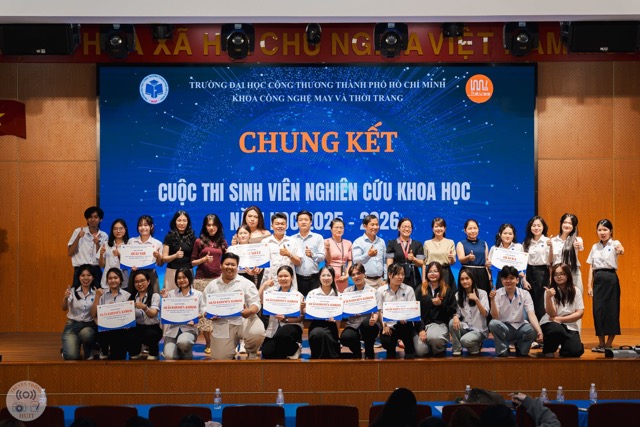 13 ĐỀ TÀI VÀO VÒNG CHUNG KẾT CUỘC THI SINH VIÊN NGHIÊN CỨU KHOA HỌC NĂM HỌC 2025–2026