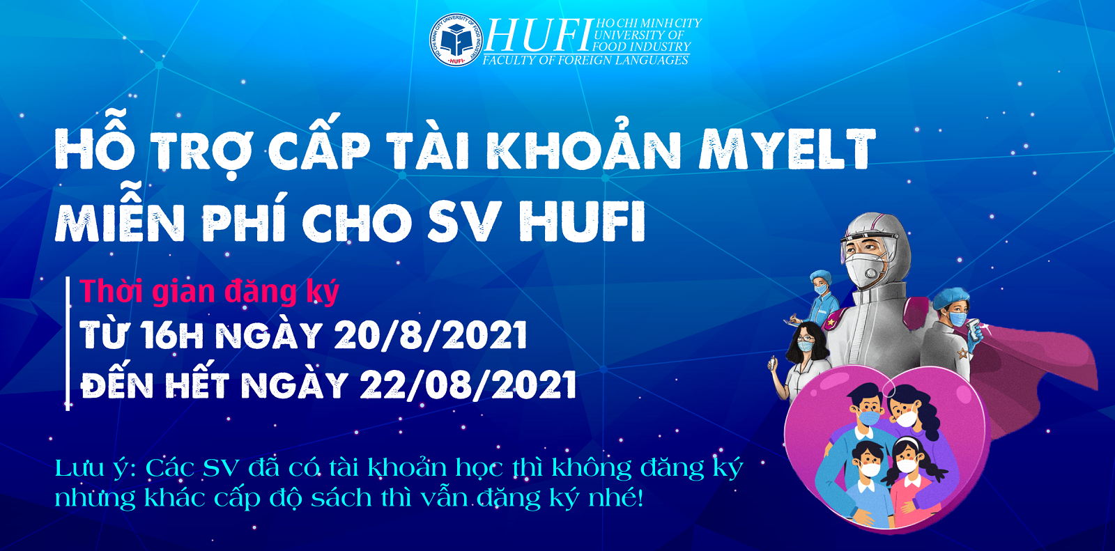 Danh sách tài khoản myelt được cấp hỗ trợ sinh viên HKI 2021-2022