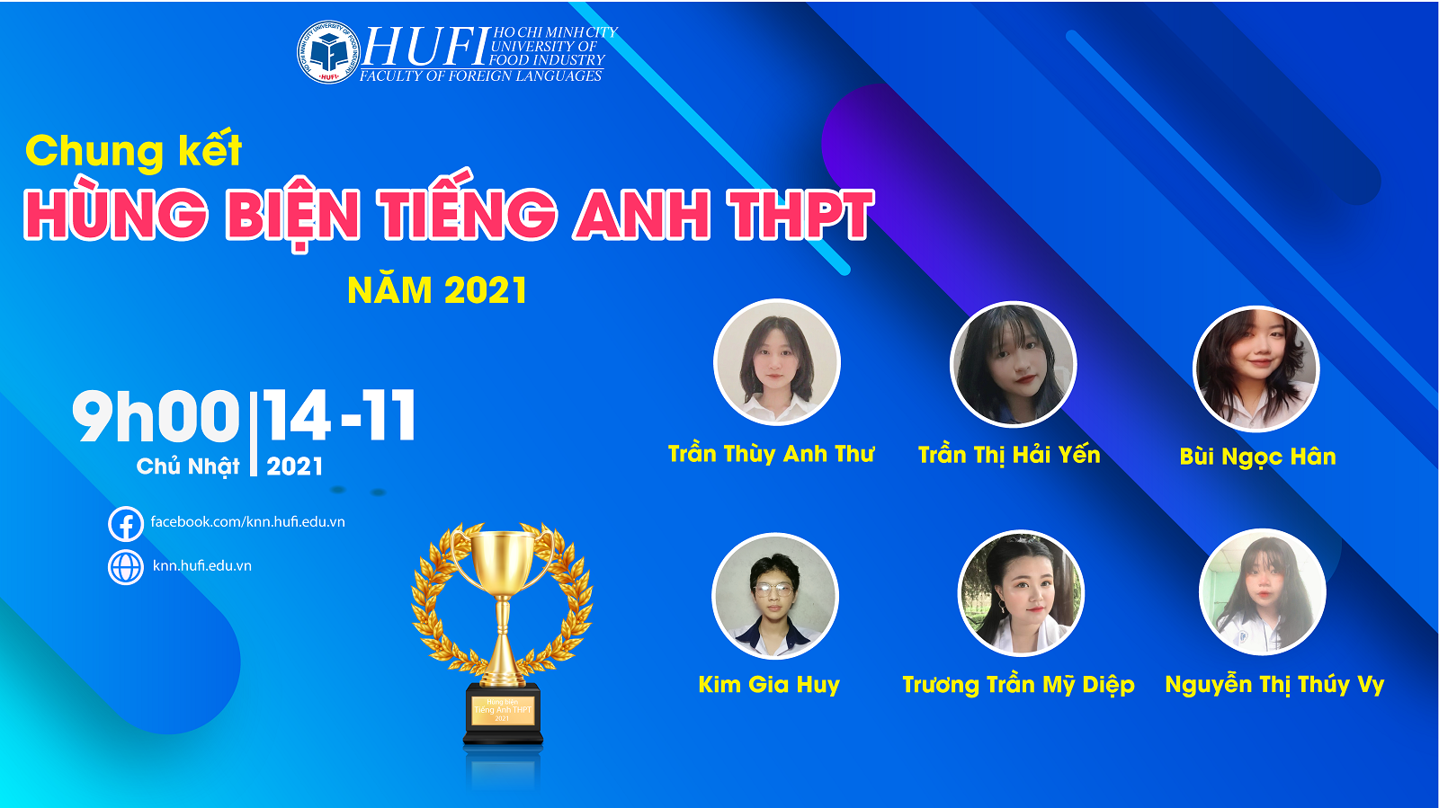Thông báo về việc tổ chức vòng thi chung kết Hùng biện Tiếng Anh THPT năm 2021
